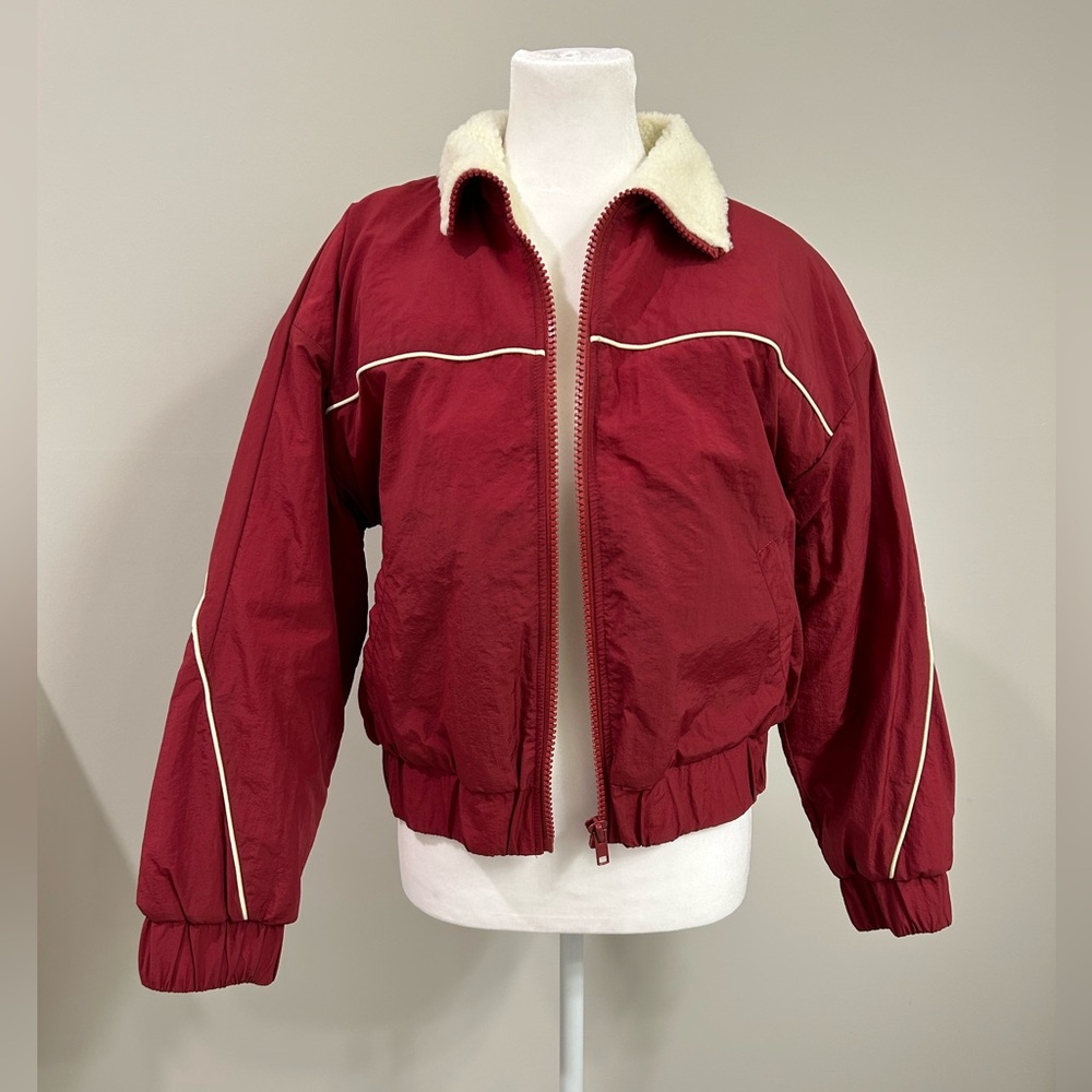 Forever 21 Casual Jacket- Burgundy/Cream- Small- NWT